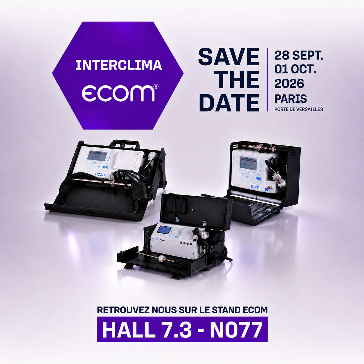 ECOM vous invite &agrave; INTERCLIMA 2026 !