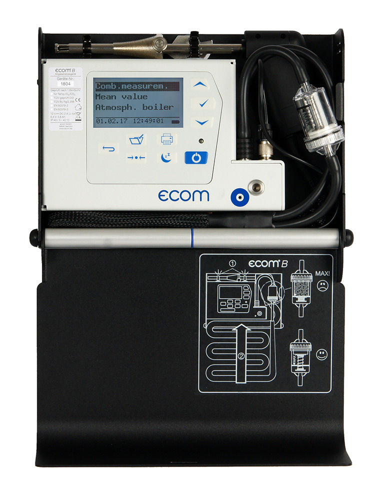 Les points forts de l'analyseur de combustion ecom-B